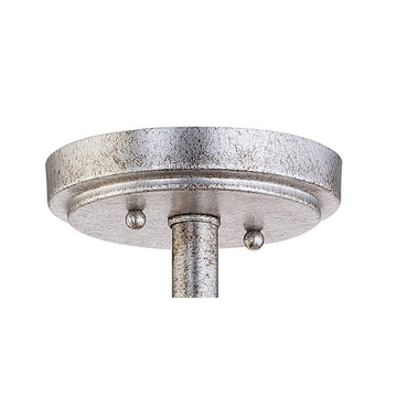 Caleb 14.2" Crystal / Metal LED Semi Flush Mount - JONATHAN Y